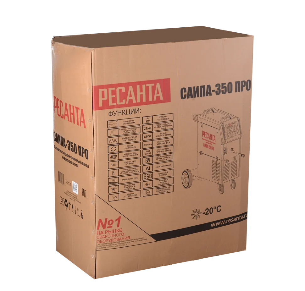 Полуавтомат сварочный Ресанта САИПА-350 ПРО (MIG/MAG)