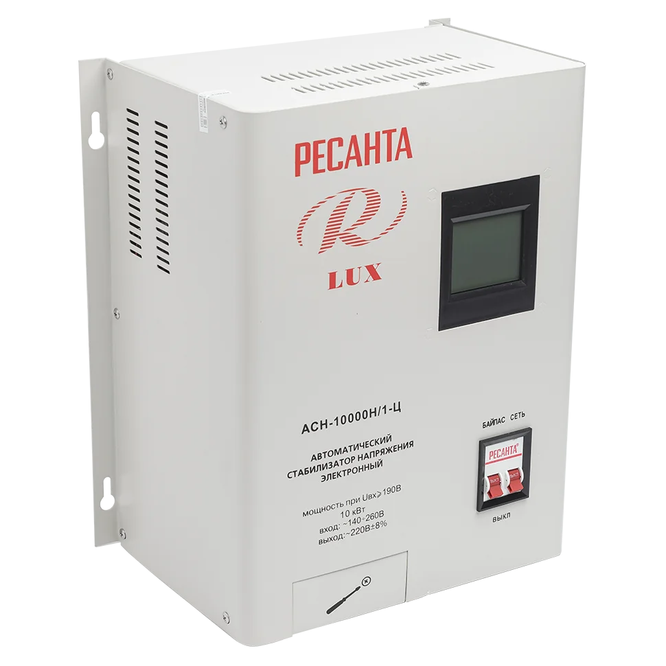 Стабилизатор напряжения Ресанта АСН-10000 Н/1-Ц Lux