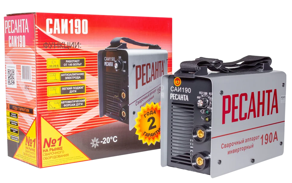 Сварочный инвертор Ресанта САИ 190