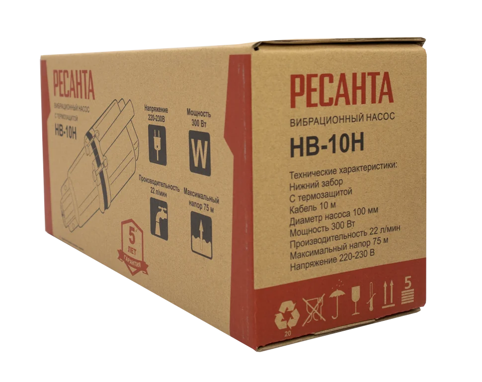 Насос вибрационный Ресанта НВ-10Н