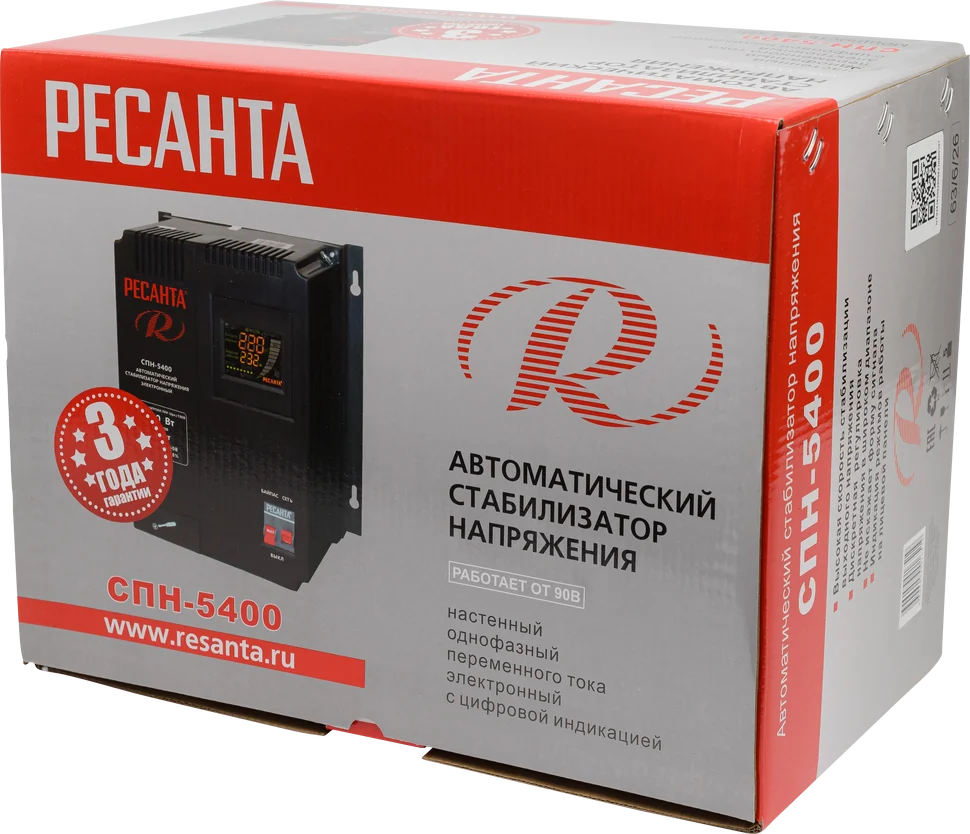 Стабилизатор напряжения Ресанта СПН-5400