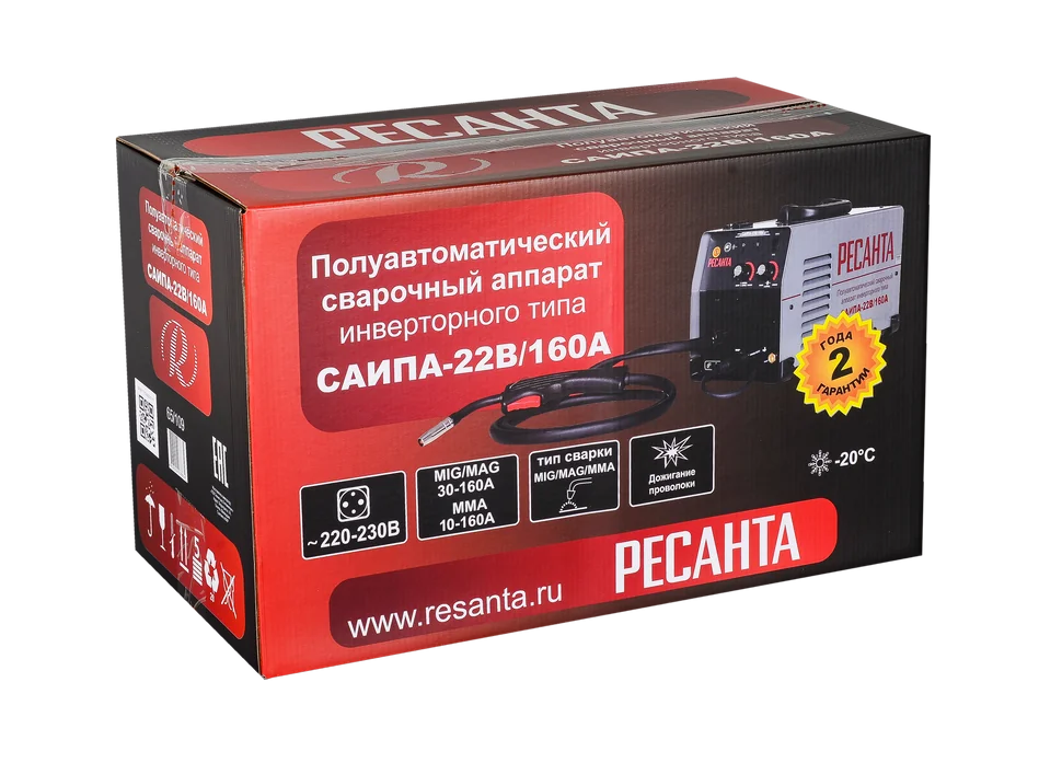 Полуавтомат сварочный Ресанта САИПА-22В/160А