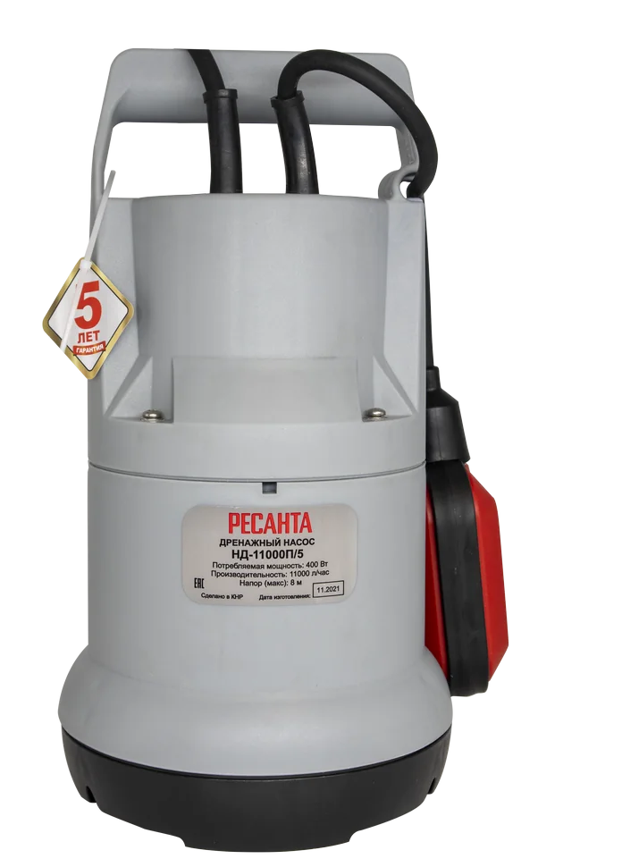 Дренажный насос Ресанта НД-11000П/5