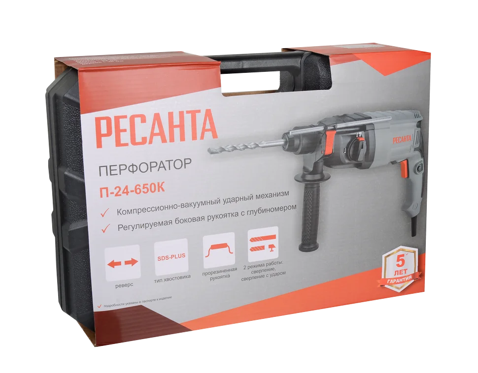 Перфоратор Ресанта П-24-650К